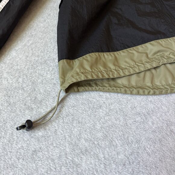 Cool Vintage Adidas 90s Vibes Full Zip Windbreaker Large Black Track Jacket Y2K - Picture 5 of 9